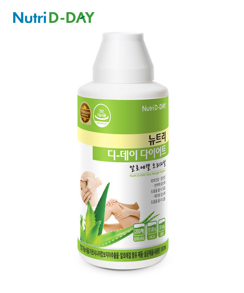[뉴트리디데이] 다이어트 유기농 알로에겔 1000ml 1병